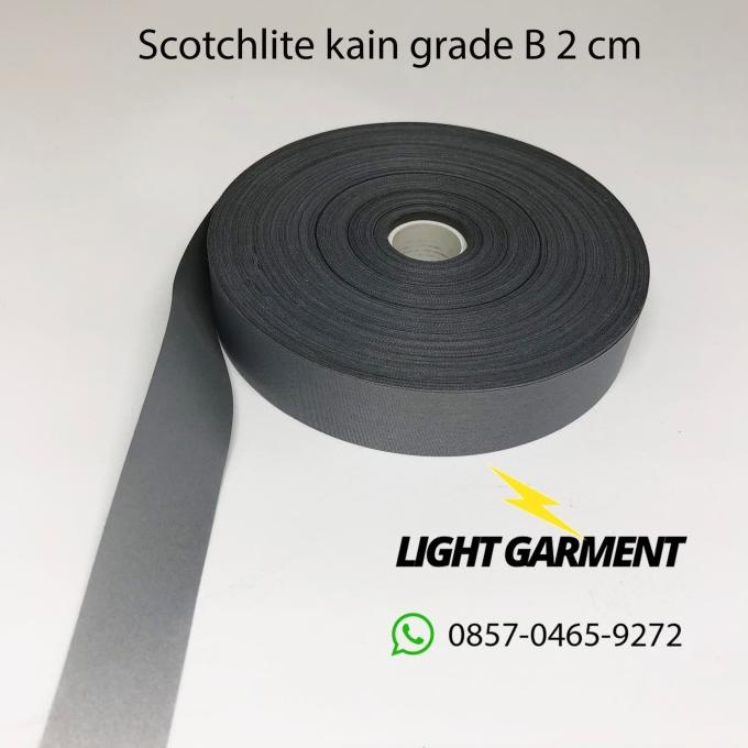 

Sale!!! Scotchlite Skotlet Scotlight Pita Pemantul Cahaya Kain Jahit B 2 Cm - Paling Dicari