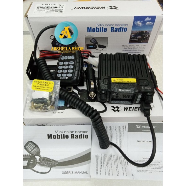 Radio rig weirwei 4 band original garansi 1 th