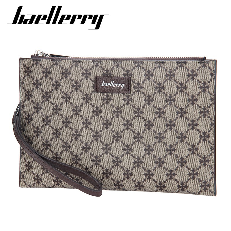 BAELLERRY S5579 Clutch Pria Wanita Bahan Kulit PU Leather Premium WATCHKITE WKOS