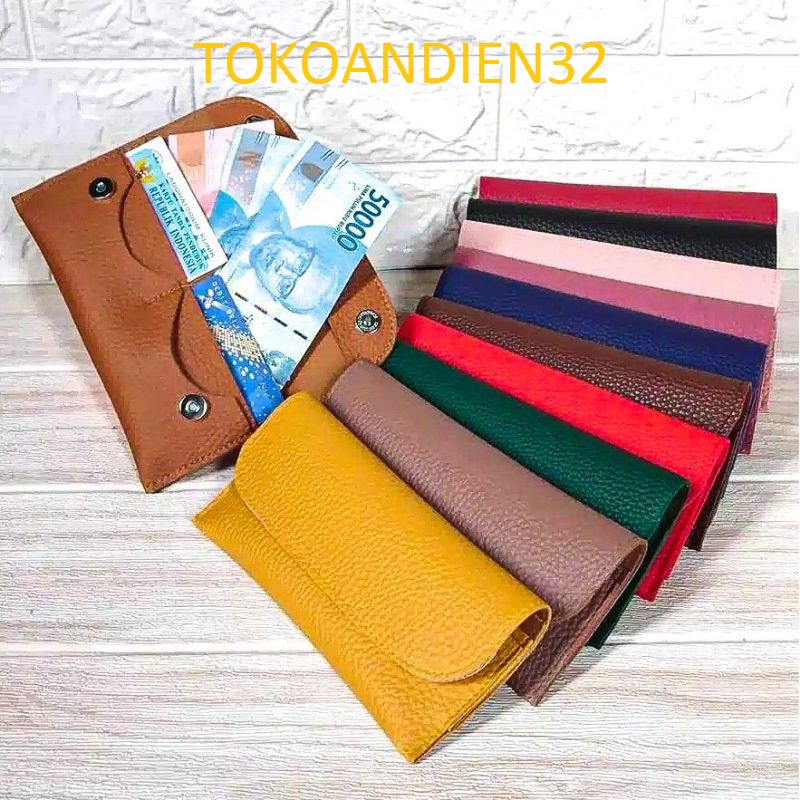 Dompet Papirut Kulit Jeruk Dompet Wanita Papirut Viral Mini Dompet Lipat Dompet Kartu surabaya
