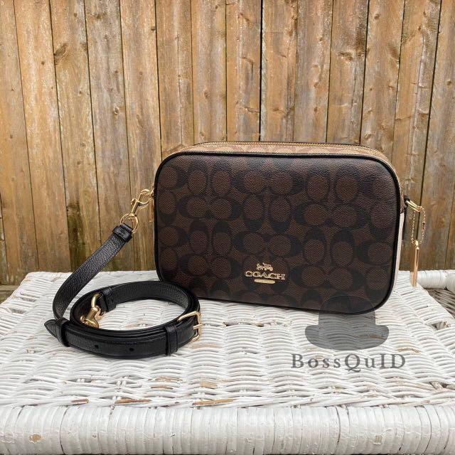 Coach Jes Crossbody In Blocked Signature Canvas