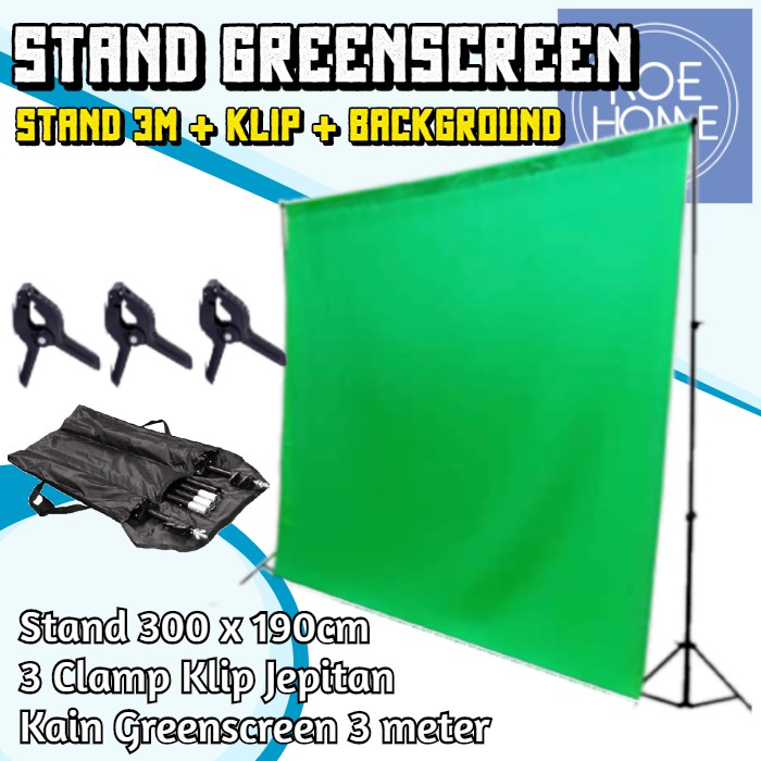 Stand Green Screen Background
