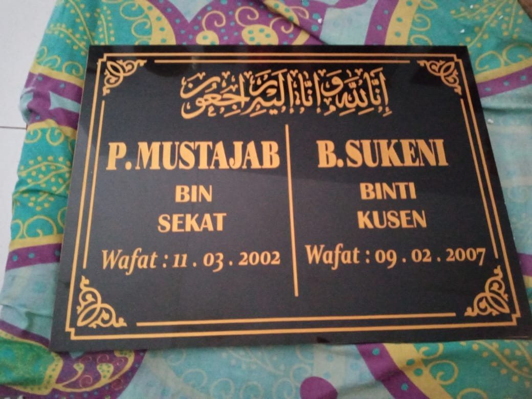 Batu Nisan Katolik Kristen 40x40