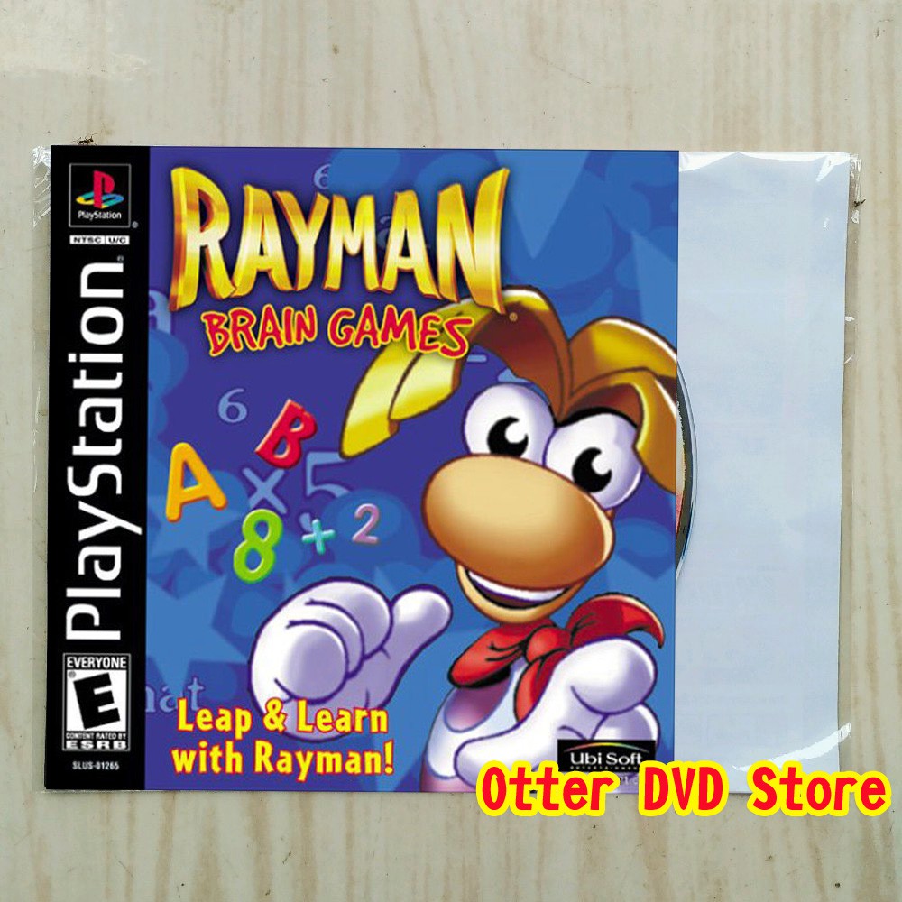 Kaset CD Game Ps1 Ps 1 Rayman Brain Games