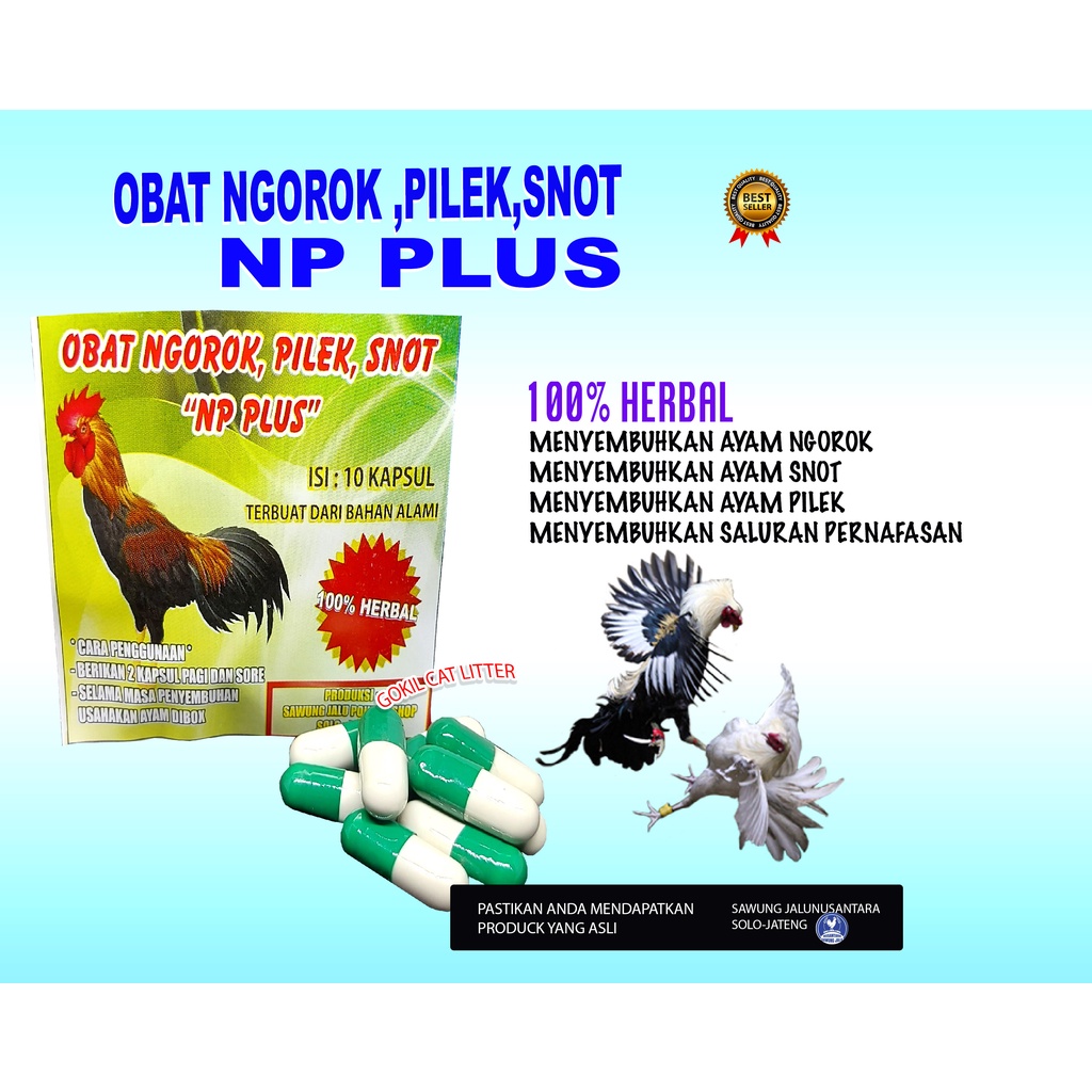 NP PLUS-OBAT NGOROK AYAM-ANTI SNOT AYAM-OBAT PILEK-OBAT PERNAFASAN AYAM-PENGUAT NAFAS AYAM