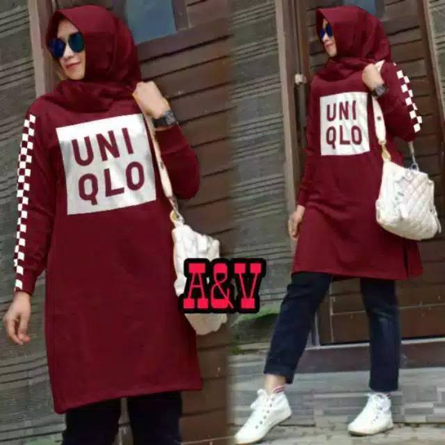 Tunik uni baby Terry halus
