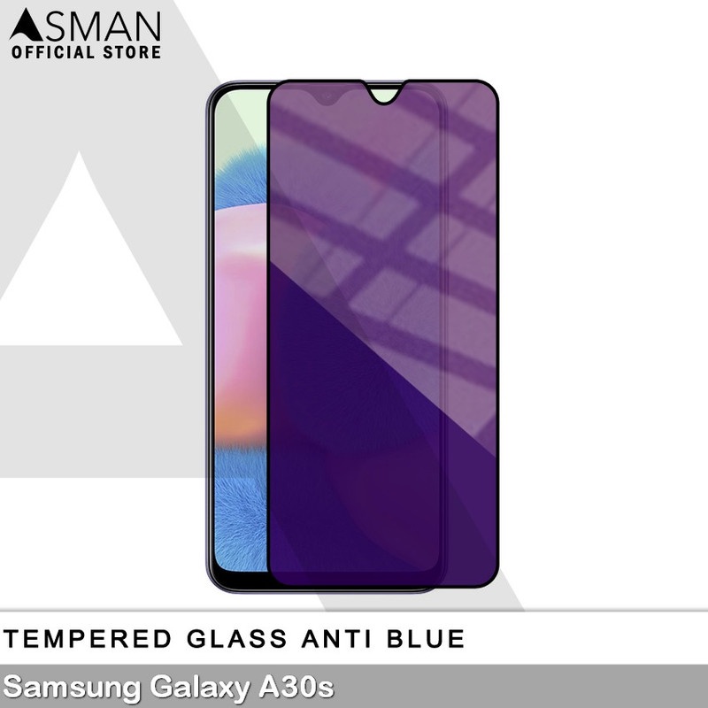 Tempered Glass Blue Light Full Lem Samsung Galaxy A30s Anti Radiasi Screen Protector