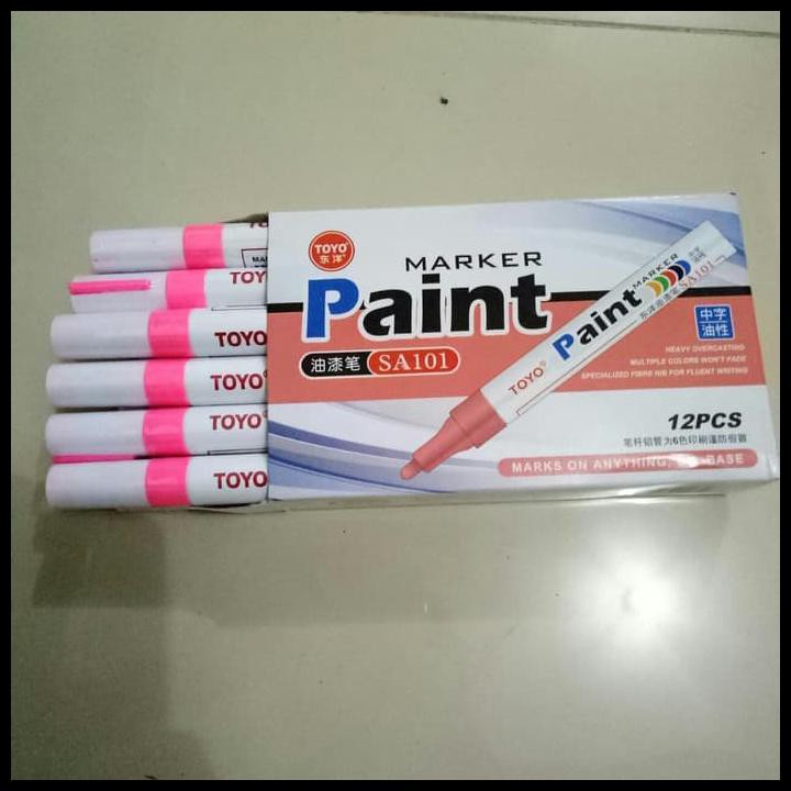 

Spidol Ban TOYO PINK - Paint Marker Toyo Kualitas Terbaik PROMO SPECIAL