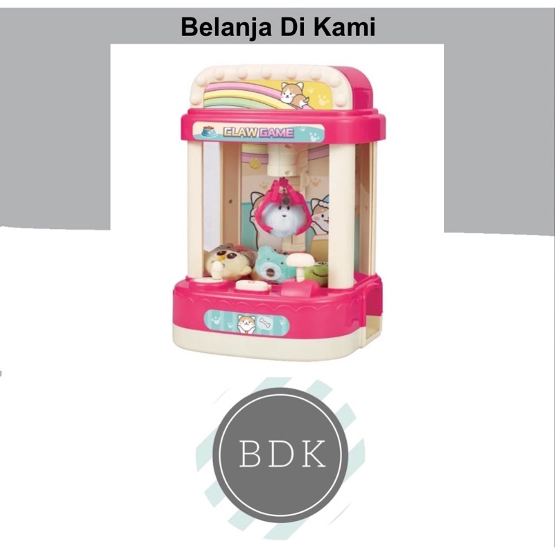 Mainan Mesin Capit Boneka / Mainan Claw Game / Claw Machine / Mini Doll Machine