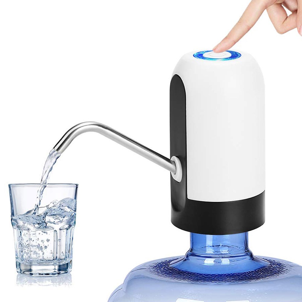 INTERSTOREOLSHOP II Pompa Galon Elektrik LED - Non LED USB Rechargeable Dispenser Air Minum Otomatis Water Pump