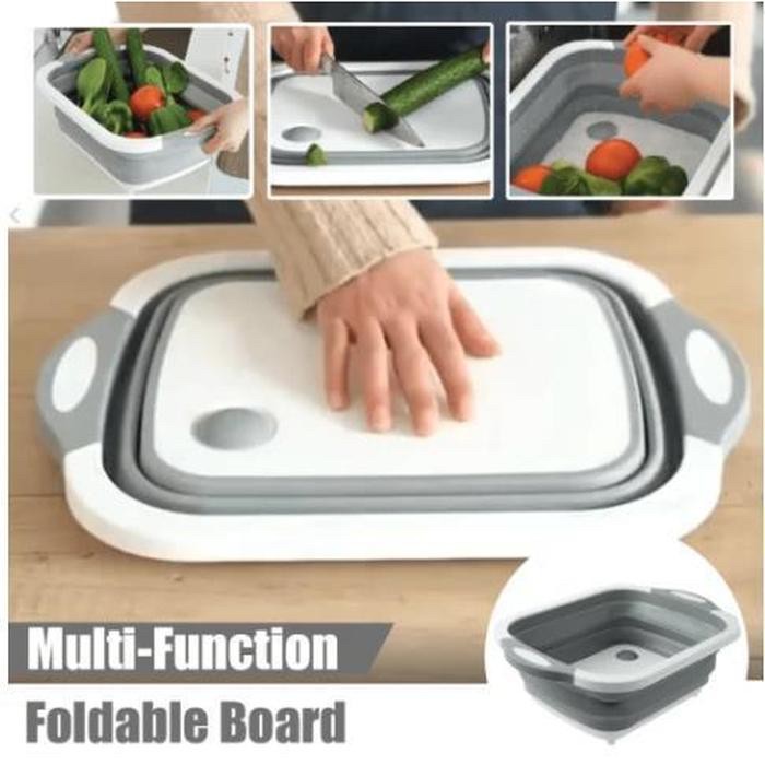 PROMO !!  Talenan Lipat Multifungsi 3in1 Cutting Board Folding