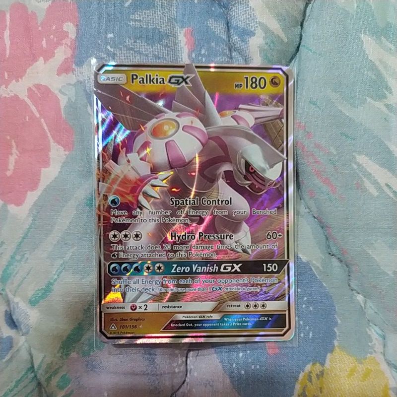 kartu pokemon Sun and Moon palkia gx