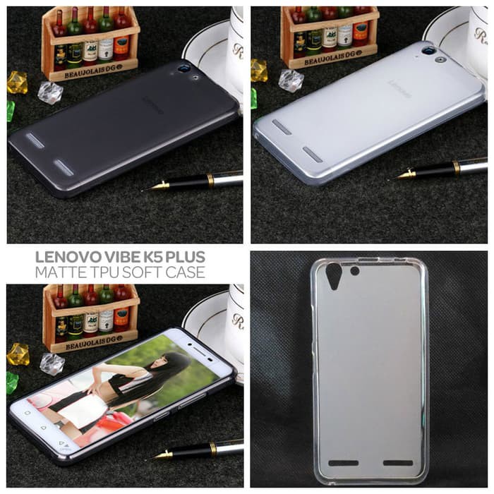 Mudah Lenovo Vibe K5 Plus - Matte Tpu Soft Case Limited
