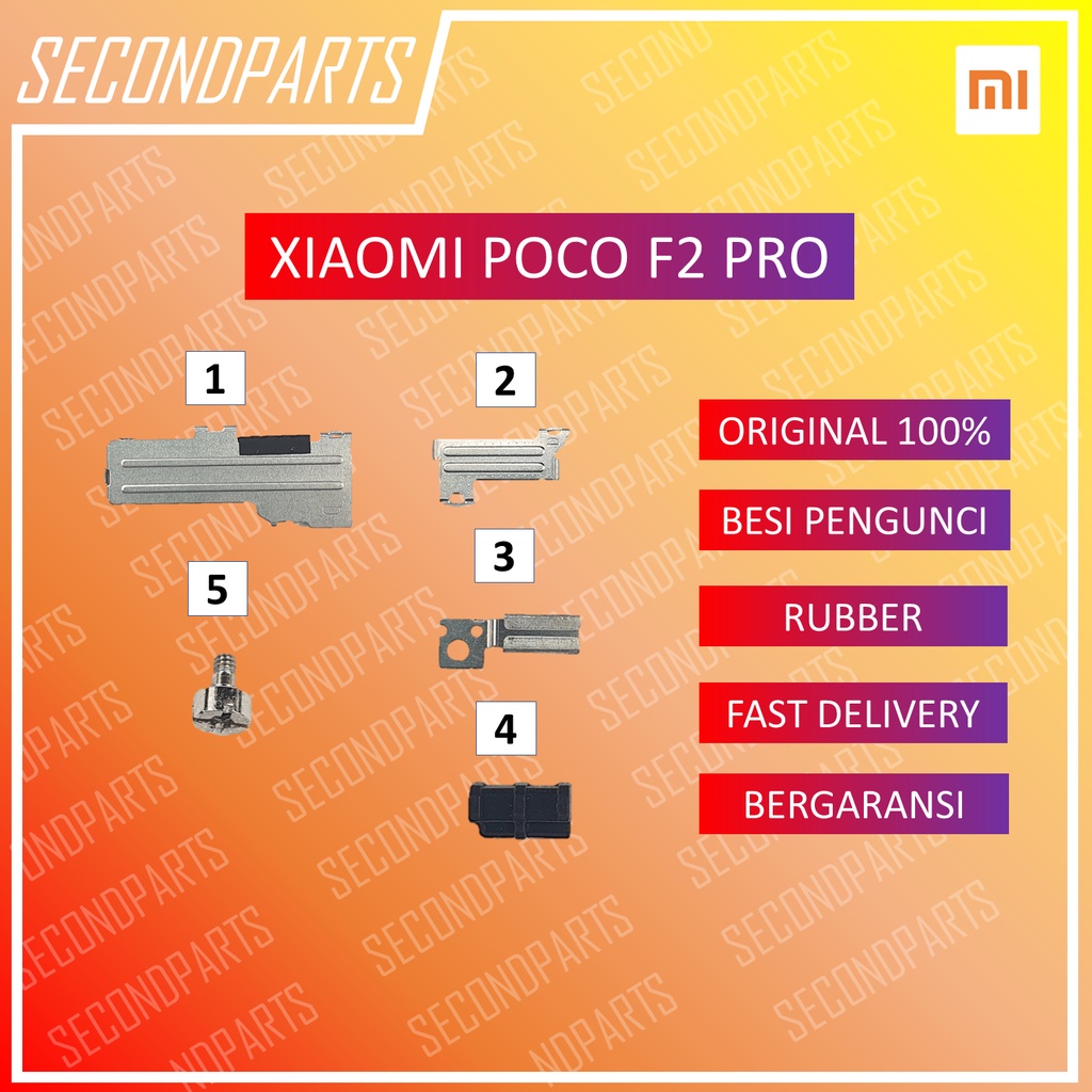 KARET RUBBER / BAUT MESIN / BESI PENGUNCI PART XIAOMI POCO F2 PRO