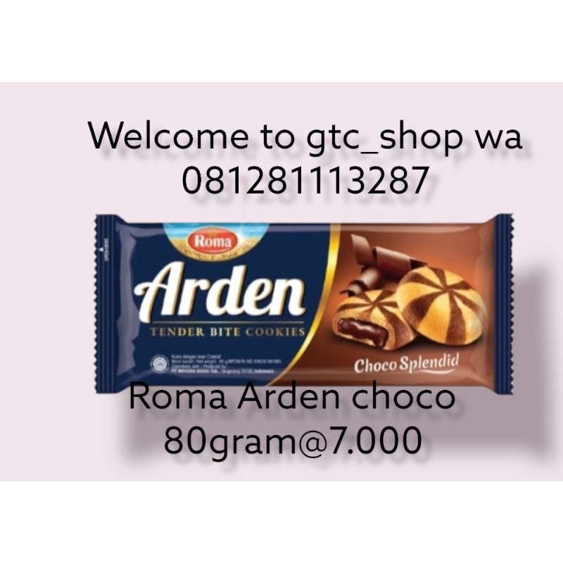 

Roma Arden cookies cokelat 80gram