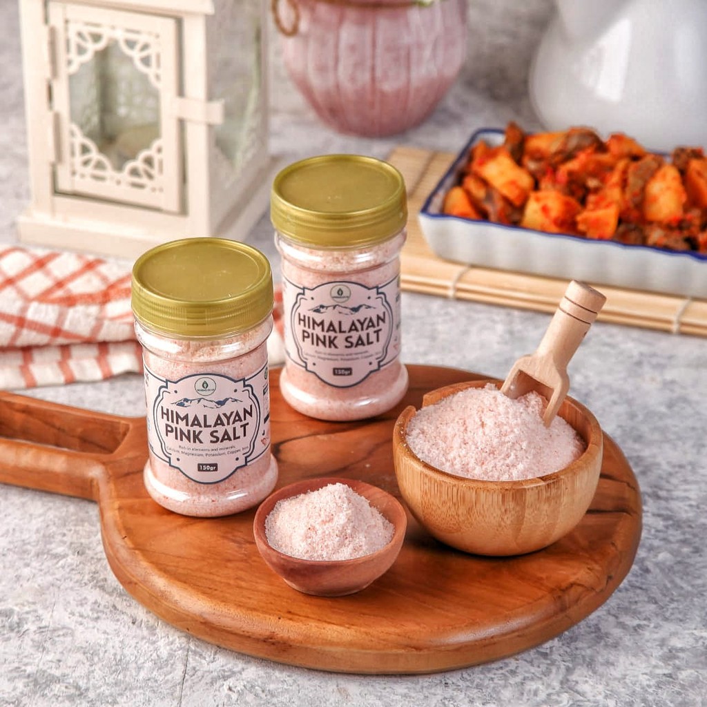 

HERBALIZE HIMALAYAN PINK SALT ORIGINAL | GARAM NATUTAL HIMALAYA PINK SALT 150 gr