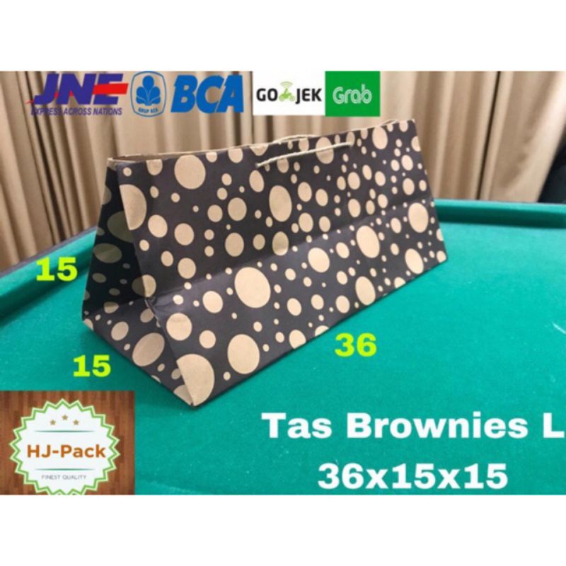 

Paperbag Brownies LPxLxT: 36x15x15 Tali Kertas Coklat