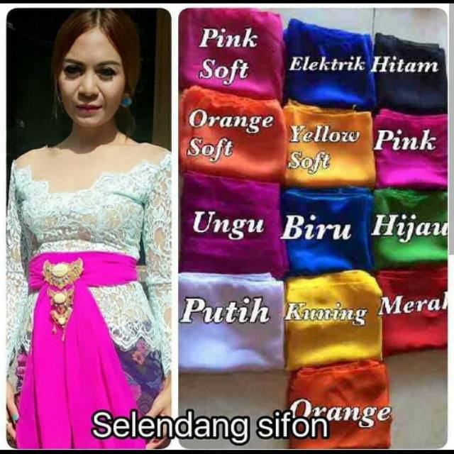 Selendang / ikat pinggang untuk kebaya