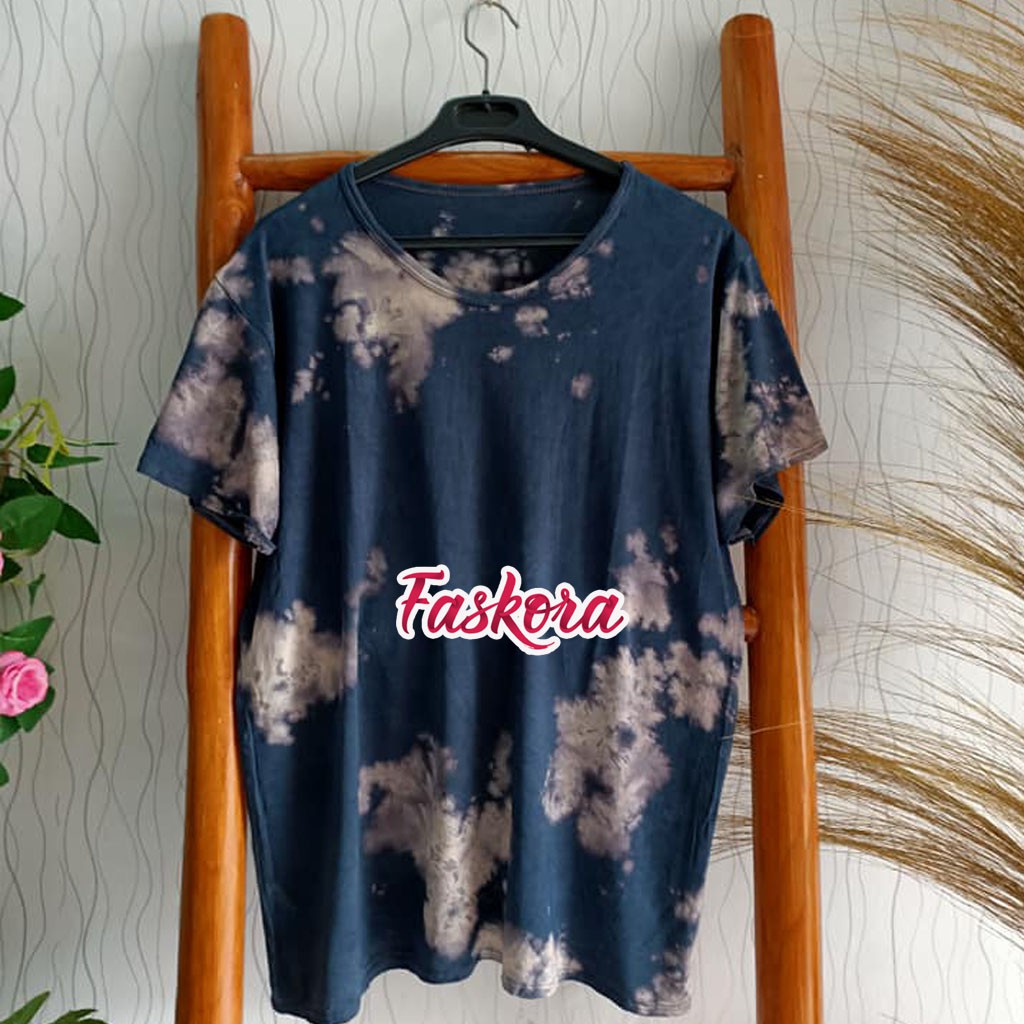 Kaos Wanita Jumbo Lengan Pendek Jersey / Kaos Tie dye Wanita Jumbo / Kaos Jersey Wanita Murah