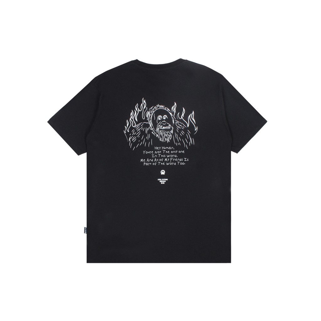 

Dobujack Tshirt Only Human Black Tees