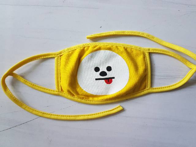 BT21 MASKER MULUT KPOP BANGTAN BOYS BTS COOKY TATA MANG RJ SHOOKY VAN KOYA CHIMMY