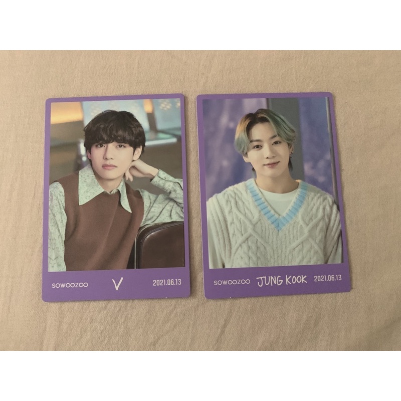 Mini PC Sowoozoo Taehyung Jungkoon 1/8 MPC photocard taekook muster 1 bts
