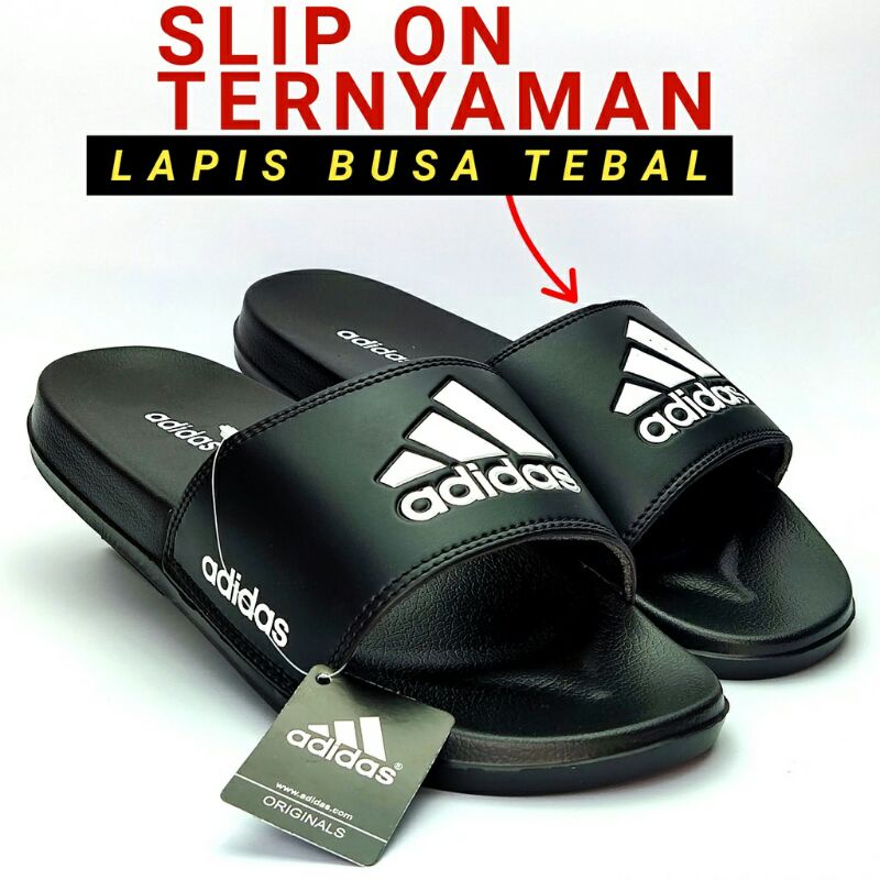 Sandal adidas pria wanita - sandal premium adidas - sandal slop anti slip