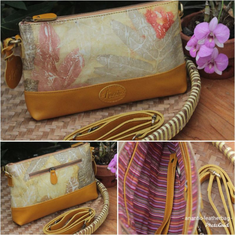 TAS SELEMPANG ECOPRINT "BONITA"