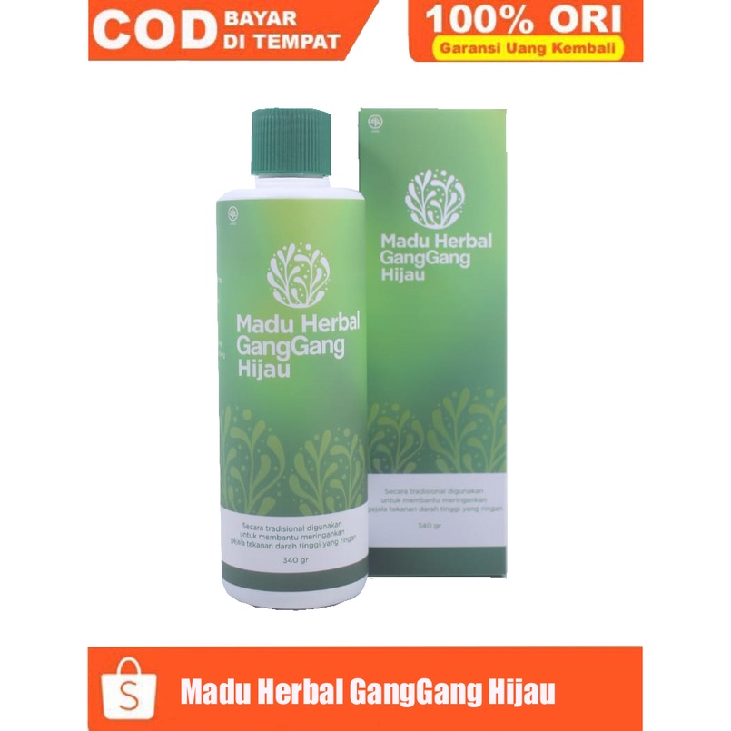 (TERLARIS) Madu Herbal GangGang hijau alami original untuk menyembuhkan asam urat,nyeri sendi 100% ORIGINAL