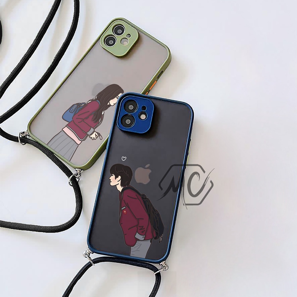COUPLE CASE MY CHOICE SLING CASE STRIPE CASING TERBARU CASE HP REALME NARZO 50i 50A 8iC25 C21 C12 C2