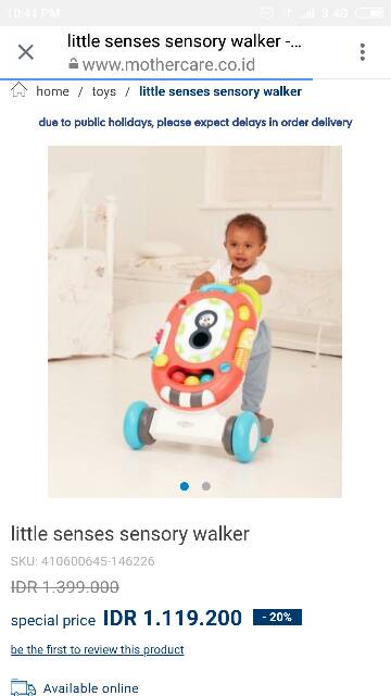 little senses sensory walker