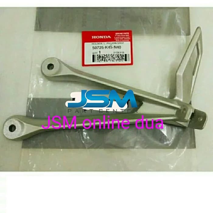 DUDUKAN FOOTSTEP FOOT STEP CBR 150 NEW LED KIRI BELAKANG 50725-K45-N40 ORI ORIGINAL