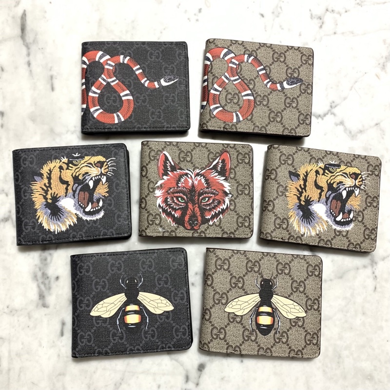 Dompet Gucci Ular/Macan/Lebah/Serigala Gucci Wallet Snake/Tiger/Bee/Wolf
