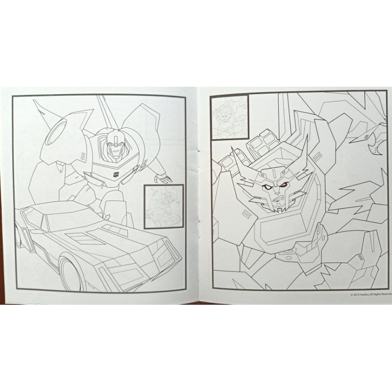Buku Mewarnai/ Coloring Book Transformers 