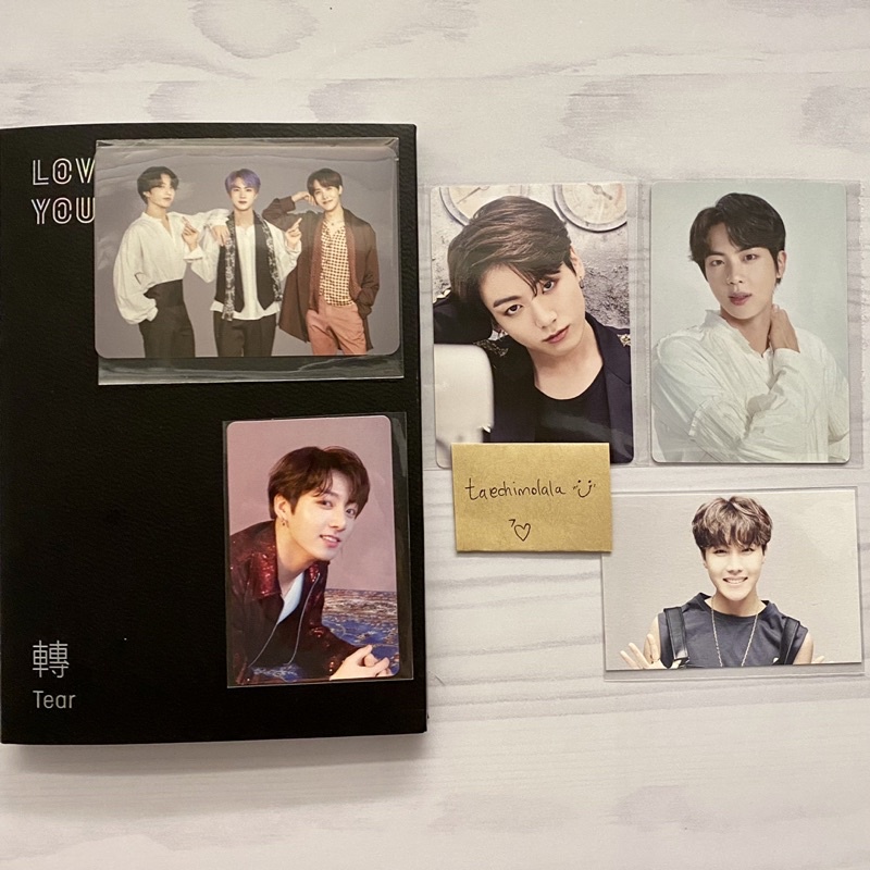 bts jungkook official pc & mpc - tear o jk maung fs & mpc sys japan & tour jin & mpc epilogue hyyh o
