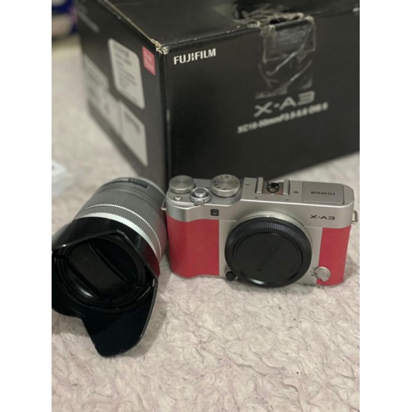 Fujifilm.XA3.PINK.Fullset.NoMinuss