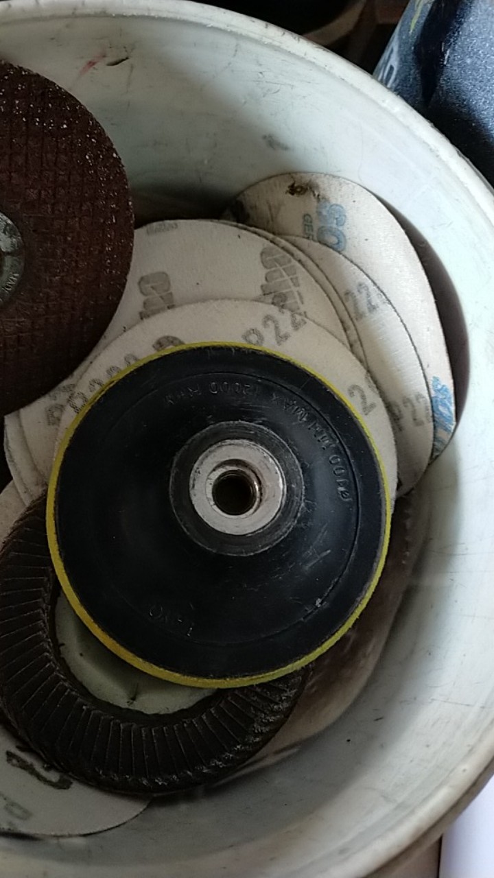 Mollar Polisher Velcro Pad Sanding Disc 5 Inch Tatakan Amplas Bulat