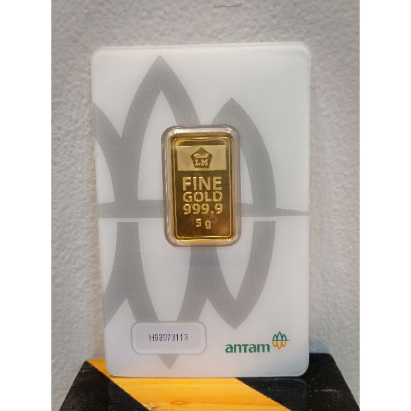 Logam Mulia 5 gr Sertifikat Antam (New)