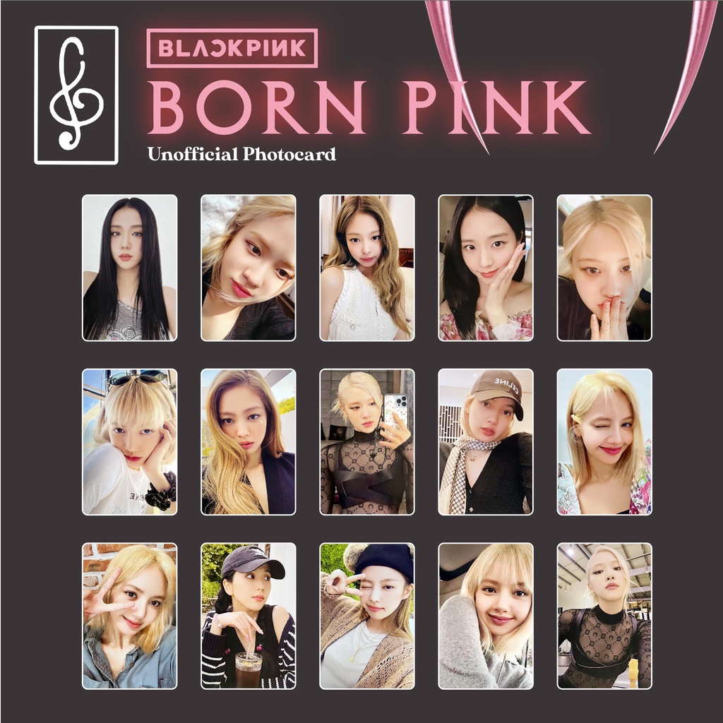 [REPLIKA BLACK PINK] PHOTOCARD BORN PINK