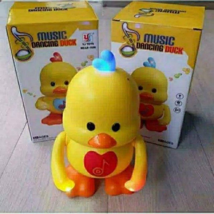 Mainan Anak Bebek Dance Music Astronot