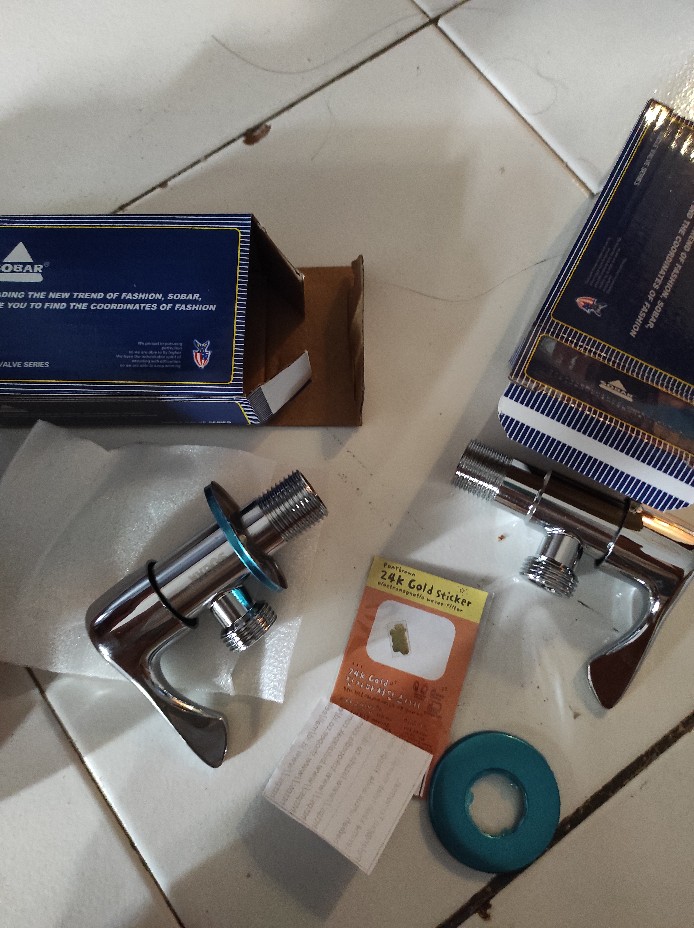 Eelic Krn-205b Kran Shower Air Closet Handle Model Engkol 1/2 Inch