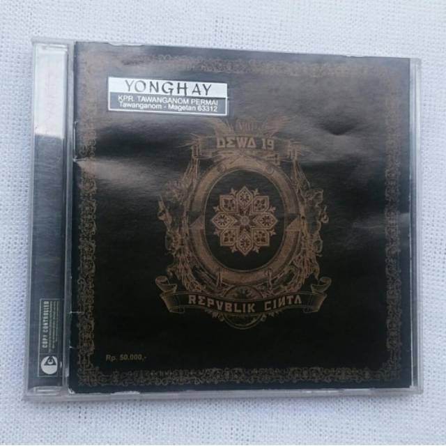 CD Dewa 19 album Republik Cinta, Original Bekas