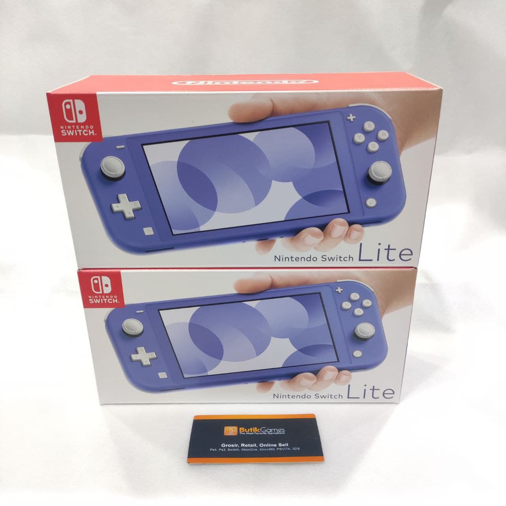 Nintendo Switch Lite Console New Blue Purple Ungu Fresh Blue