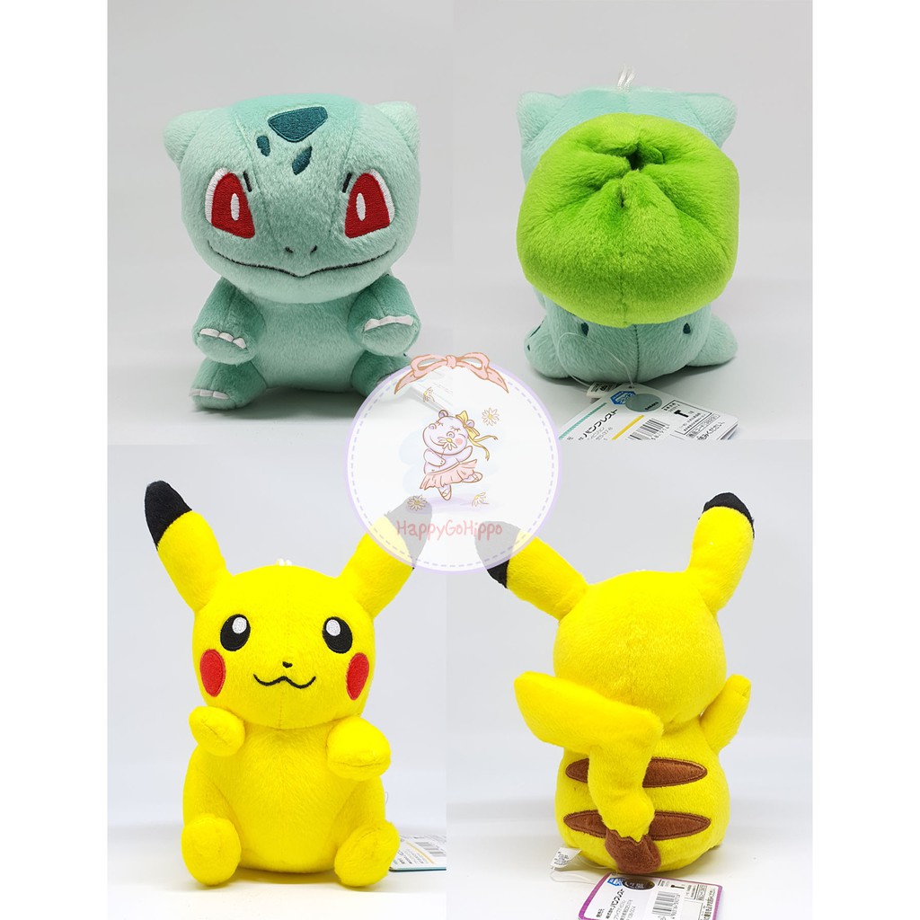 Boneka Pokemon ORIGINAL (Bulbasaur, Charmaander, Pikachu, Squirtle