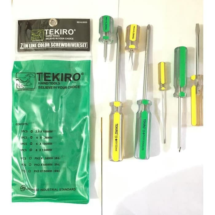 LIPPRO - OBENG KETOK TEMBUS ISI 7 PCS