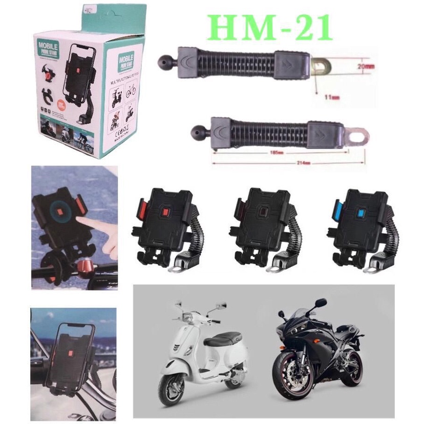 ACC HOLDER HM21 HOLDER MOTOR SPION DUDUKAN HANDPHONE HM 21