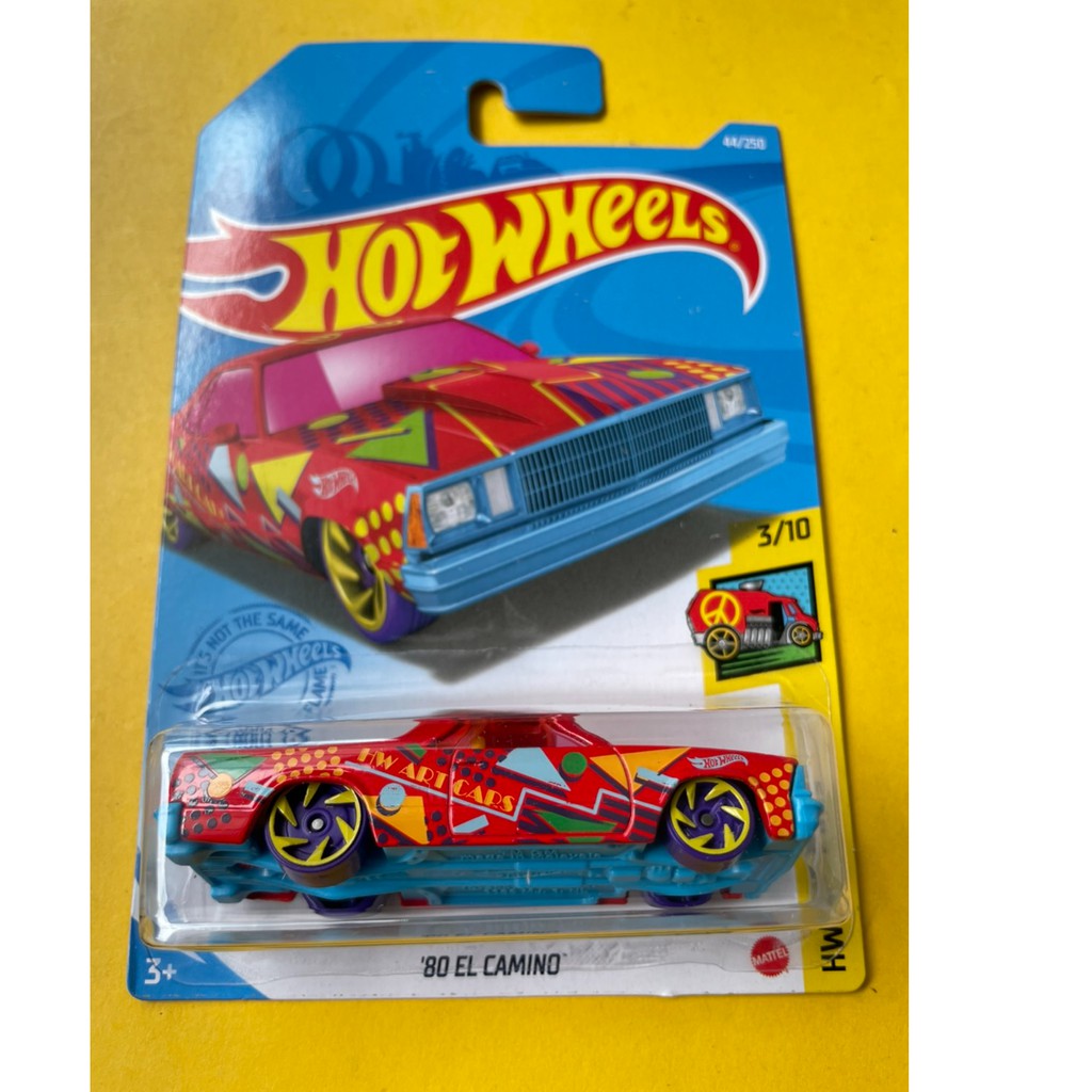 HOT WHEELS HOTWHEELS '80 EL CAMINO MERAH LOT C 2021 HW ART CARS DIECAST MOBIL HOTWIL LANGKA MURAH