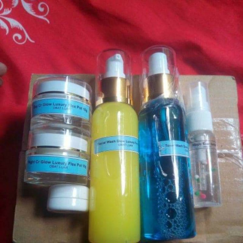 PAKET CREAM GLOW LUXURY FLEK/CREAM WAJAH