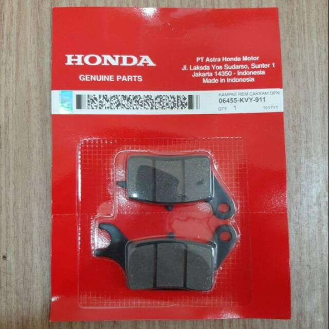 dispad kampas rem cakram depan honda beat lama karbu-M.P