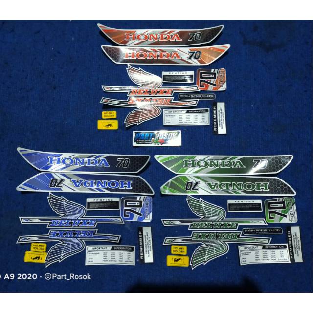 Setriping setiker Honda C70